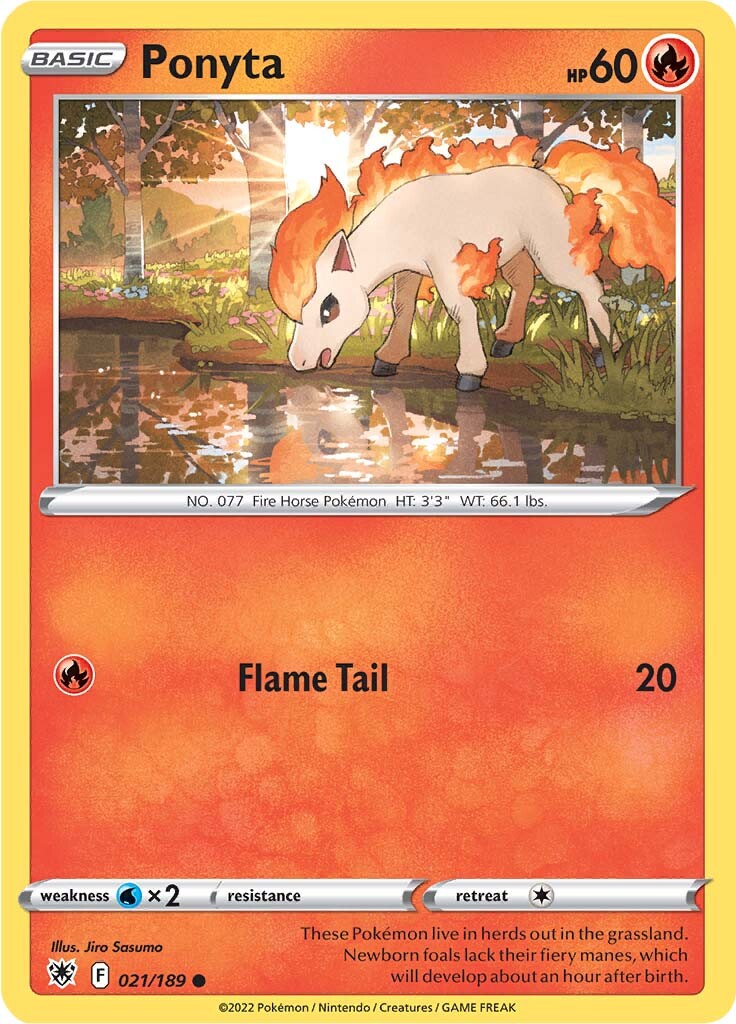 Ponyta (021/189) [Sword & Shield: Astral Radiance] | Tables and Towers