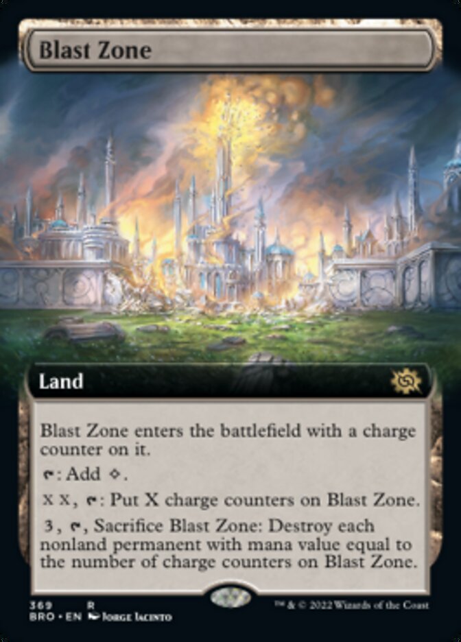 Blast Zone (Extended Art) [The Brothers' War] | Tables and Towers