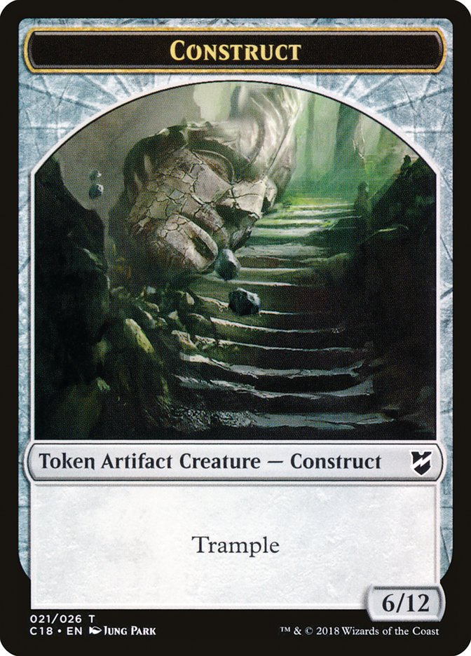 Clue // Construct (021) Double-Sided Token [Commander 2018 Tokens] | Tables and Towers