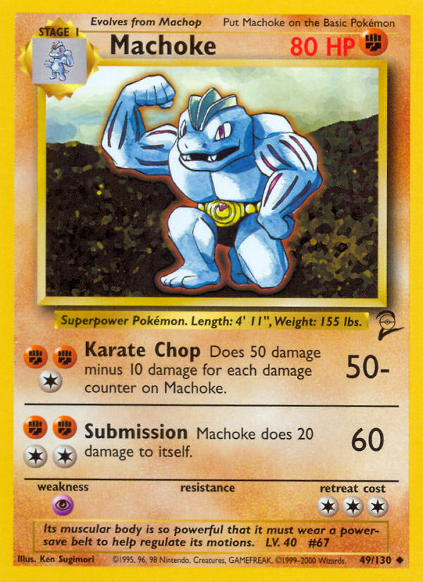 Machoke (49/130) [Base Set 2] | Tables and Towers