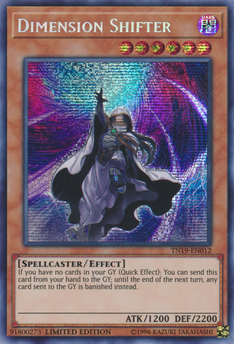 Dimension Shifter [TN19-EN012] Prismatic Secret Rare | Tables and Towers