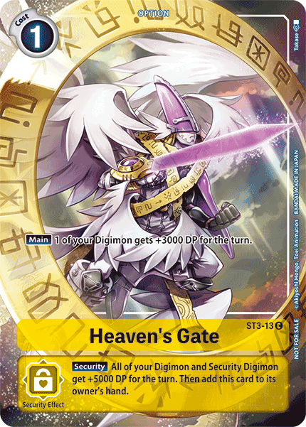 Heaven's Gate [ST3-13] (Tamer's Evolution Box) [Starter Deck: Heaven's Yellow Promos] | Tables and Towers