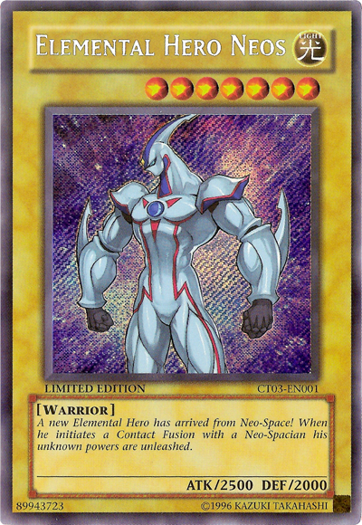 Elemental HERO Neos [CT03-EN001] Secret Rare | Tables and Towers