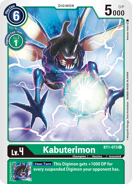 Kabuterimon [BT1-073] [Release Special Booster Ver.1.0] | Tables and Towers