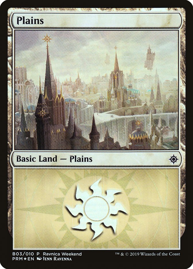 Plains (B03) [Ravnica Allegiance Guild Kit] | Tables and Towers