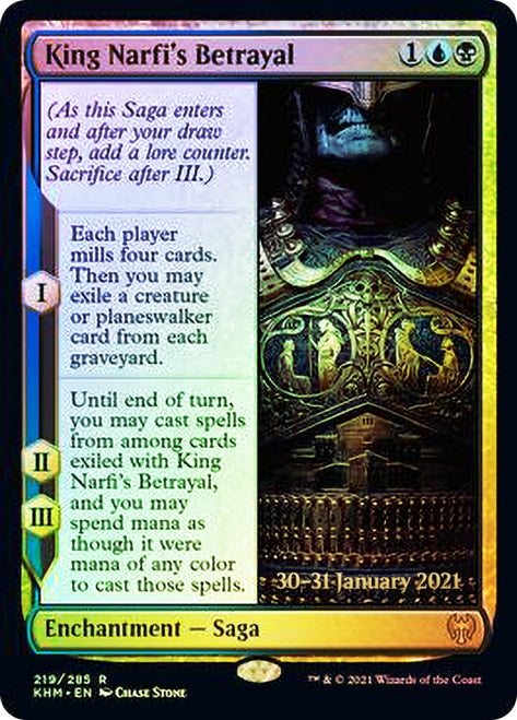 King Narfi's Betrayal [Kaldheim Prerelease Promos] | Tables and Towers