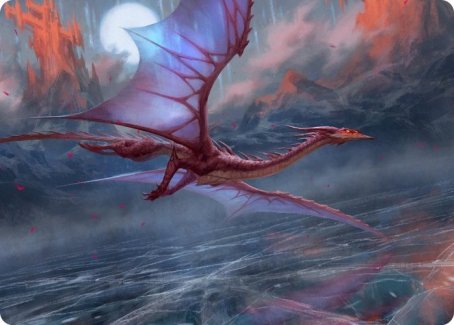 Manaform Hellkite Art Card [Innistrad: Crimson Vow Art Series] | Tables and Towers