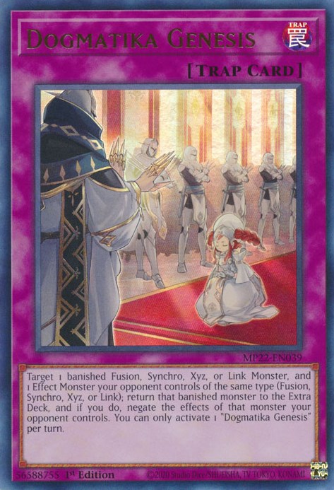 Dogmatika Genesis [MP22-EN039] Ultra Rare | Tables and Towers