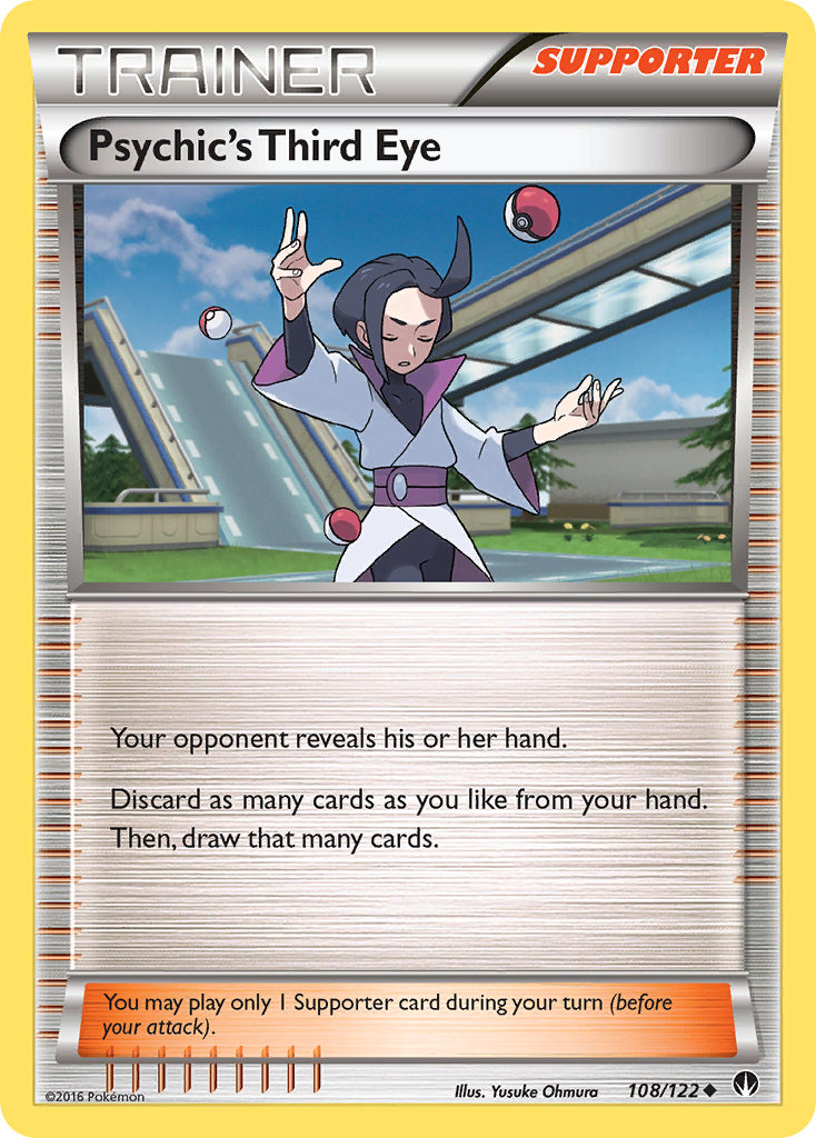 Psychic's Third Eye (108/122) [XY: BREAKpoint] | Tables and Towers