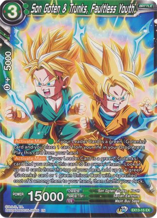 Son Goten & Trunks, Faultless Youth (EX13-15) [Special Anniversary Set 2020] | Tables and Towers