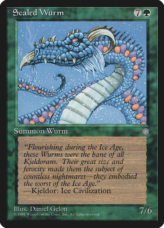 Scaled Wurm [Ice Age] | Tables and Towers