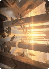 Skyclave Basilica Art Card [Zendikar Rising Art Series] | Tables and Towers