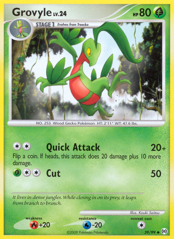 Grovyle (39/99) [Platinum: Arceus] | Tables and Towers