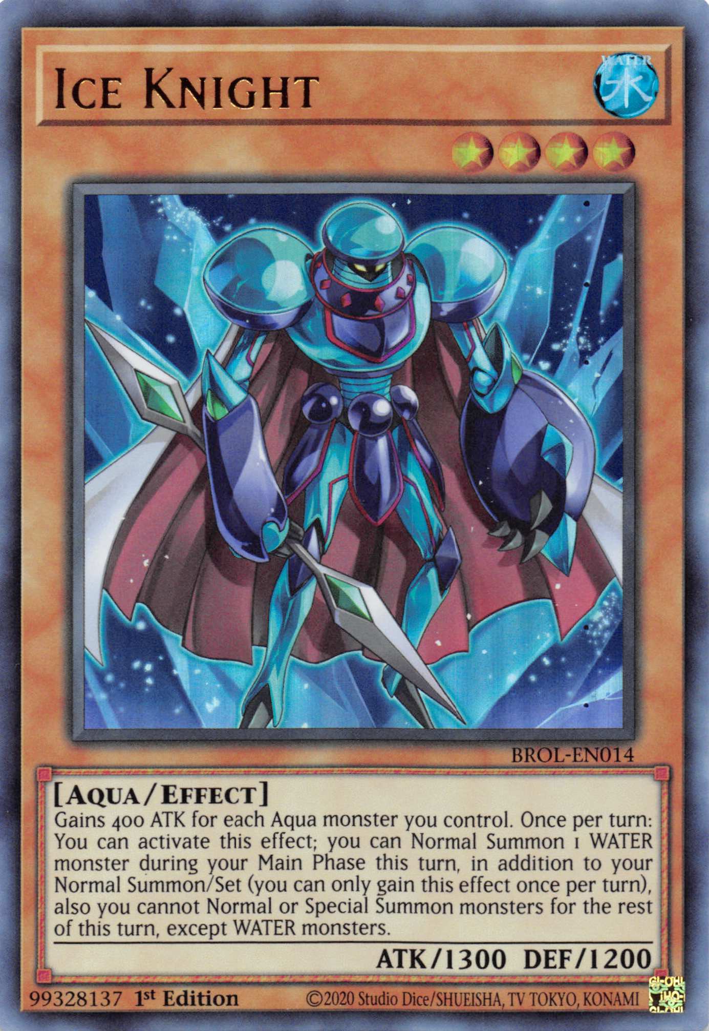 Ice Knight [BROL-EN014] Ultra Rare | Tables and Towers