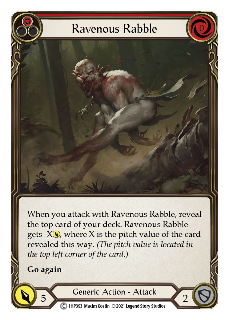 Ravenous Rabble (Red) [1HP393] (History Pack 1) | Tables and Towers