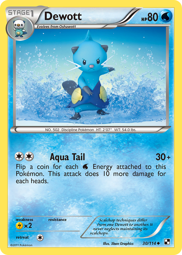 Dewott (30/114) [Black & White: Base Set] | Tables and Towers