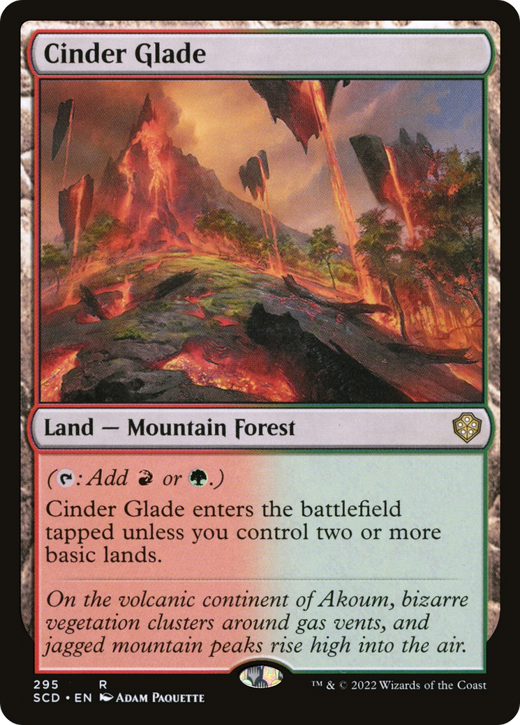 Cinder Glade [Starter Commander Decks] | Tables and Towers