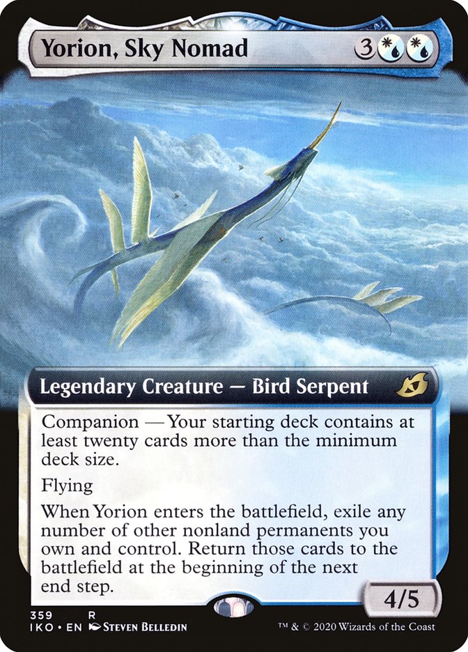 Yorion, Sky Nomad (Extended Art) [Ikoria: Lair of Behemoths] | Tables and Towers