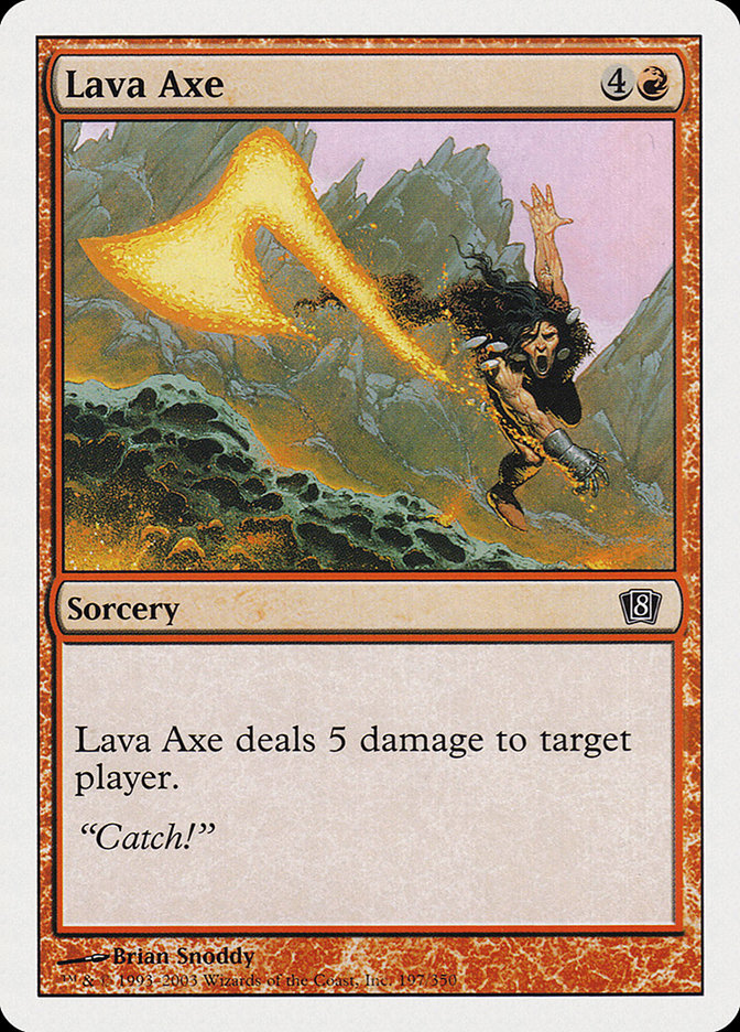 Lava Axe [Eighth Edition] | Tables and Towers