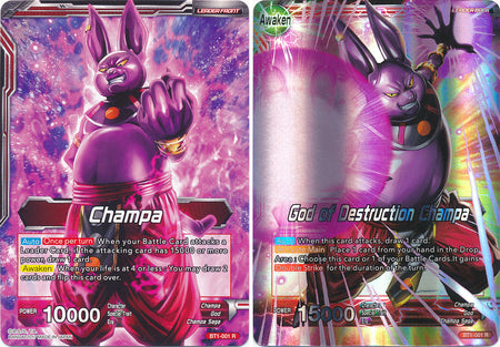 Champa // God of Destruction Champa (BT1-001) [Galactic Battle] | Tables and Towers