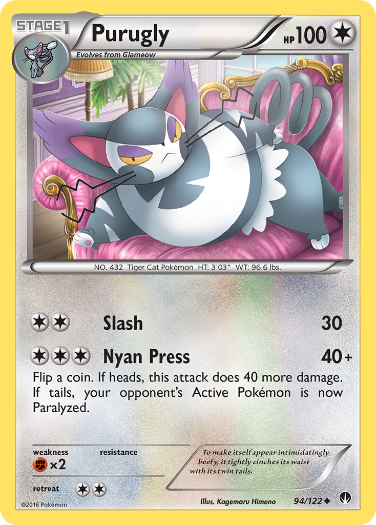 Purugly (94/122) [XY: BREAKpoint] | Tables and Towers