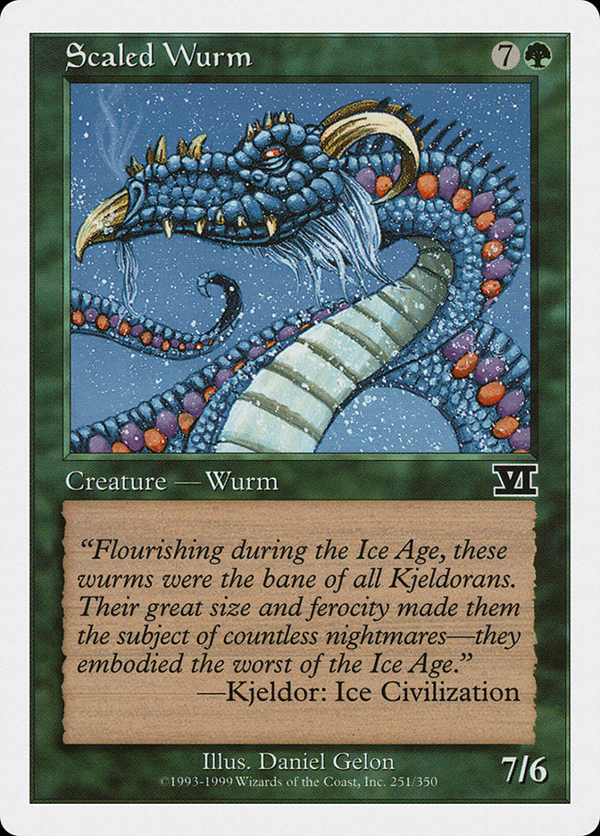 Scaled Wurm [Classic Sixth Edition] | Tables and Towers