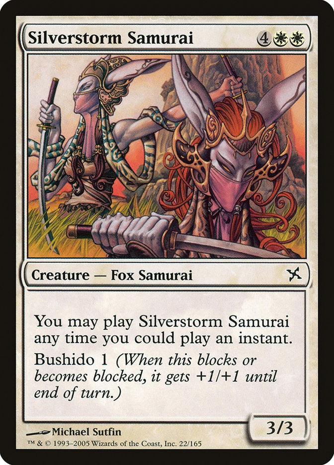 Silverstorm Samurai [Betrayers of Kamigawa] | Tables and Towers