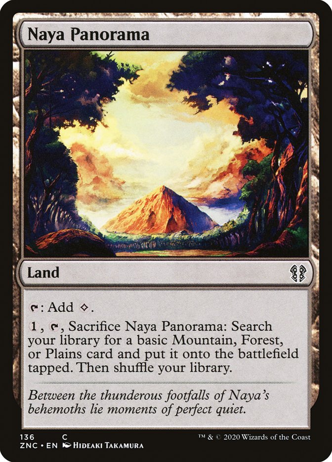 Naya Panorama [Zendikar Rising Commander] | Tables and Towers