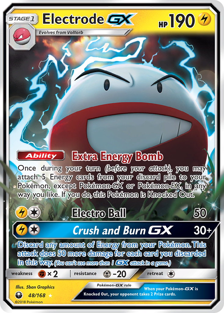 Electrode GX (48/168) [Sun & Moon: Celestial Storm] | Tables and Towers