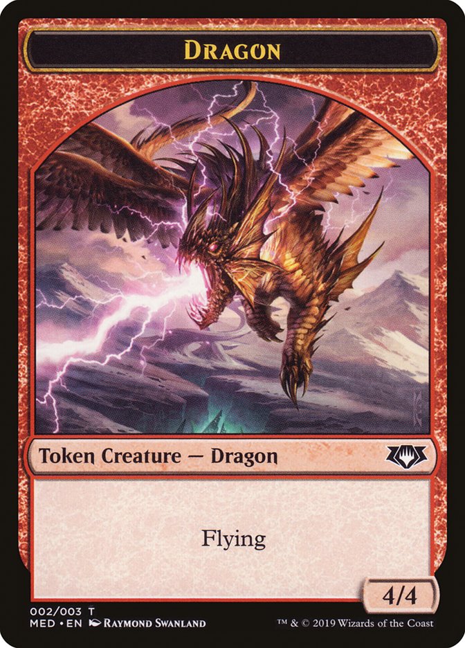 Dragon Token [Mythic Edition Tokens] | Tables and Towers