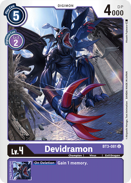 Devidramon [BT3-081] [Release Special Booster Ver.1.0] | Tables and Towers