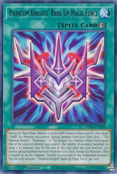 Phantom Knights' Rank-Up-Magic Force [MP21-EN200] Rare | Tables and Towers