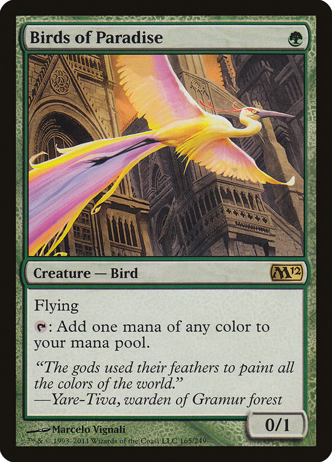 Birds of Paradise [Magic 2012] | Tables and Towers