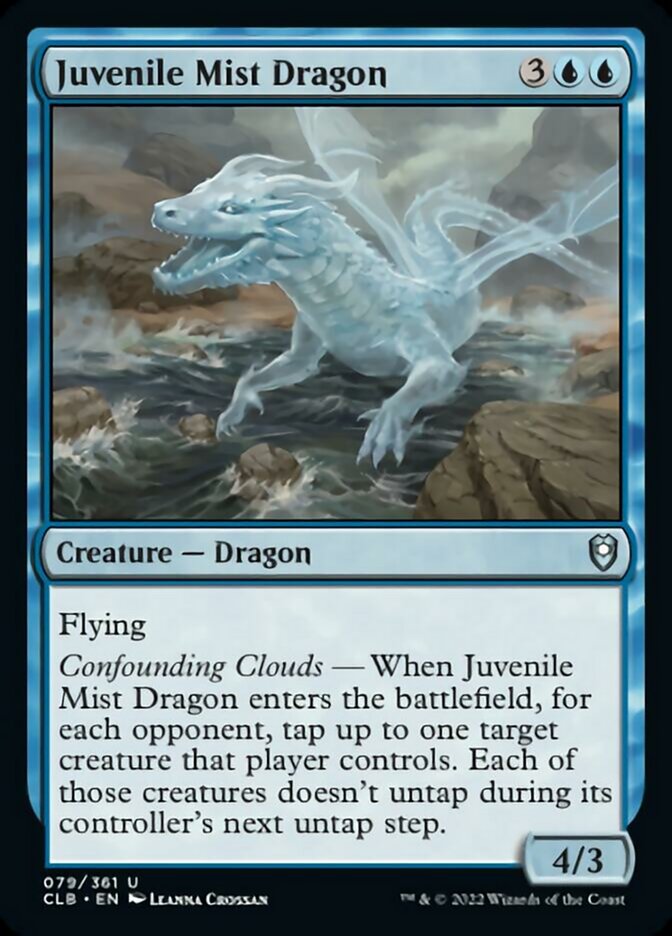 Juvenile Mist Dragon [Commander Legends: Battle for Baldur's Gate] | Tables and Towers