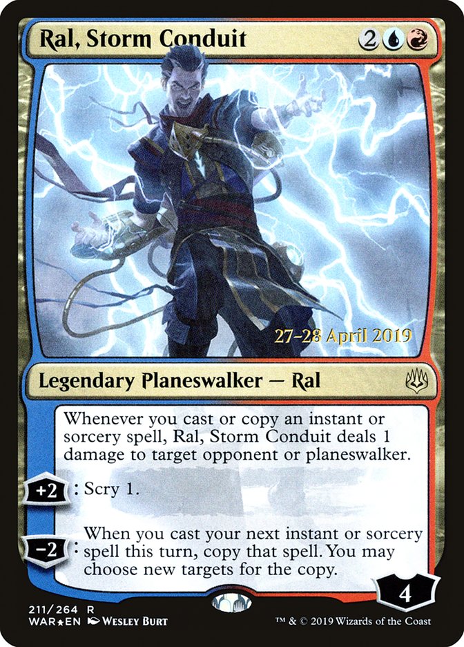 Ral, Storm Conduit [War of the Spark Prerelease Promos] | Tables and Towers