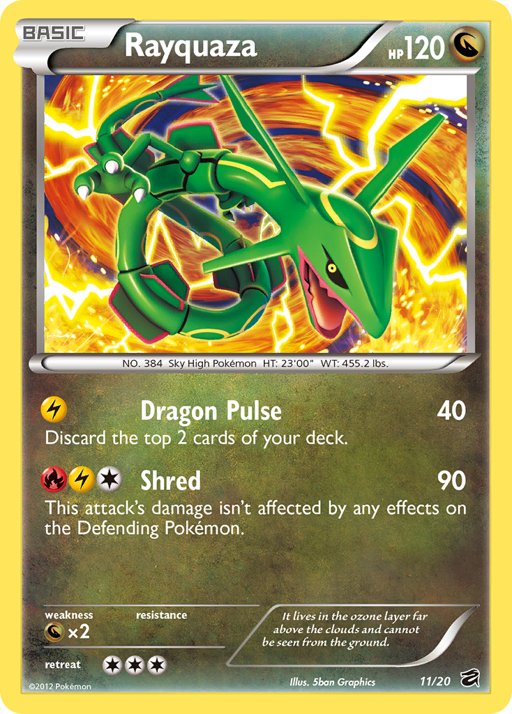 Rayquaza (11/20) [Black & White: Dragon Vault] | Tables and Towers