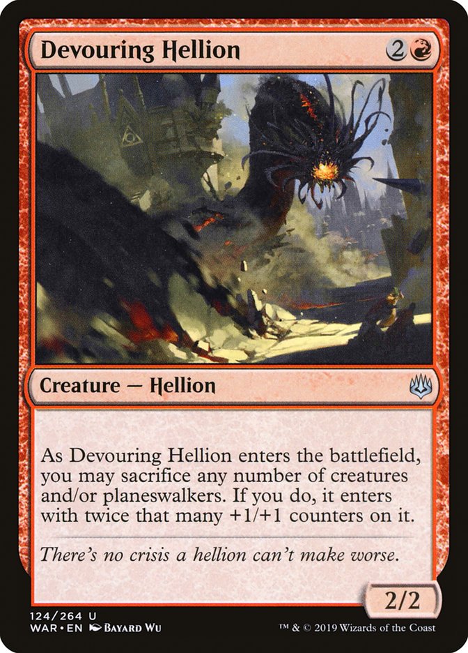 Devouring Hellion [War of the Spark] | Tables and Towers