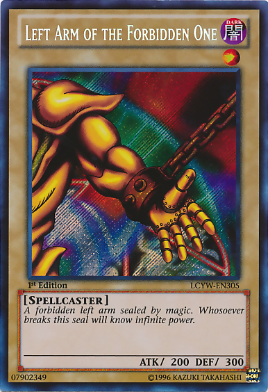 Left Arm of the Forbidden One [LCYW-EN305] Secret Rare | Tables and Towers