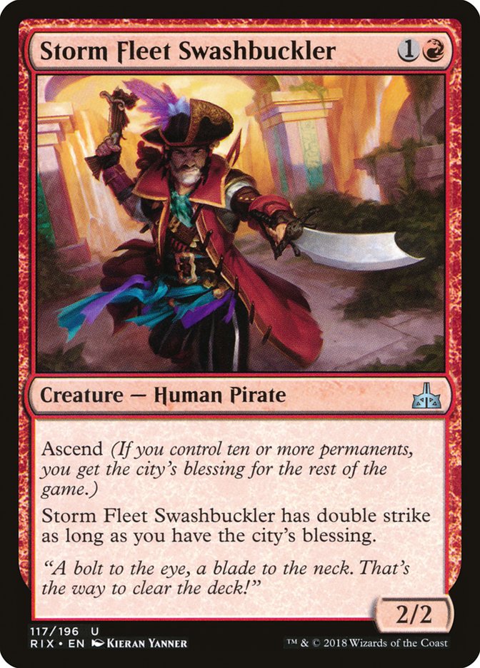 Storm Fleet Swashbuckler [Rivals of Ixalan] | Tables and Towers