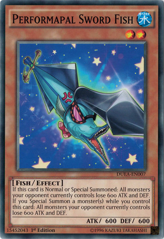 Performapal Sword Fish [DUEA-EN007] Common | Tables and Towers