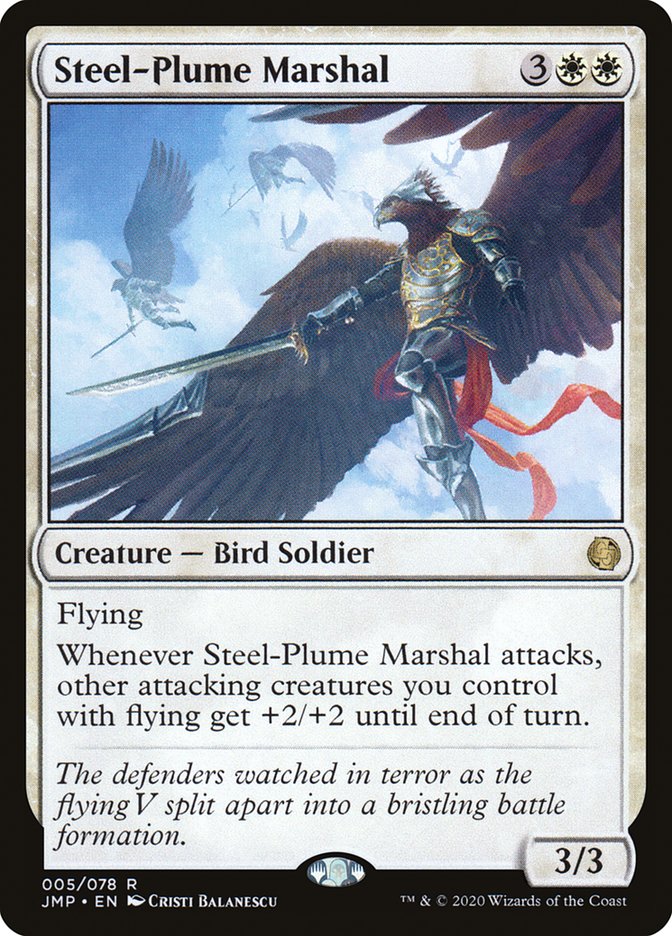 Steel-Plume Marshal [Jumpstart] | Tables and Towers