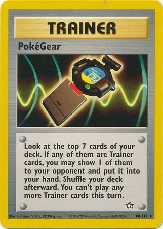 PokeGear (88/111) [Neo Genesis Unlimited] | Tables and Towers