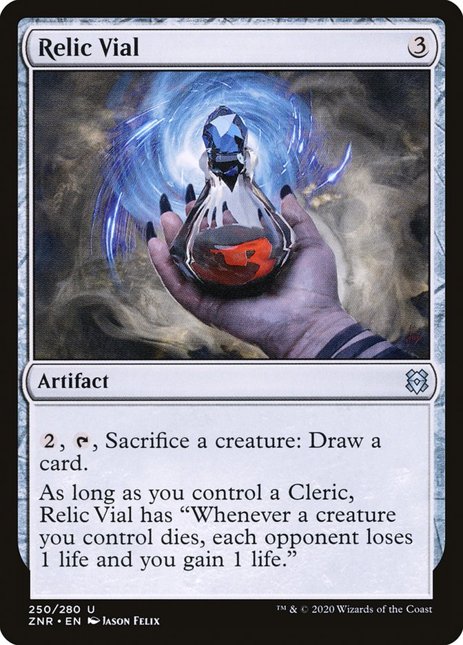 Relic Vial [Zendikar Rising] | Tables and Towers