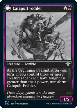 Catapult Fodder // Catapult Captain [Innistrad: Double Feature] | Tables and Towers