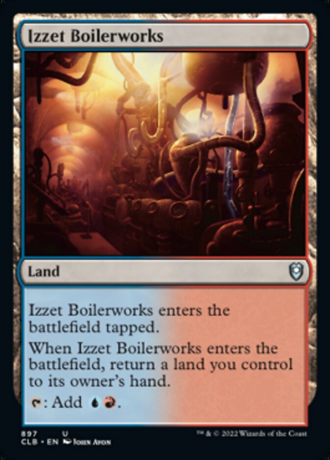 Izzet Boilerworks [Commander Legends: Battle for Baldur's Gate] | Tables and Towers