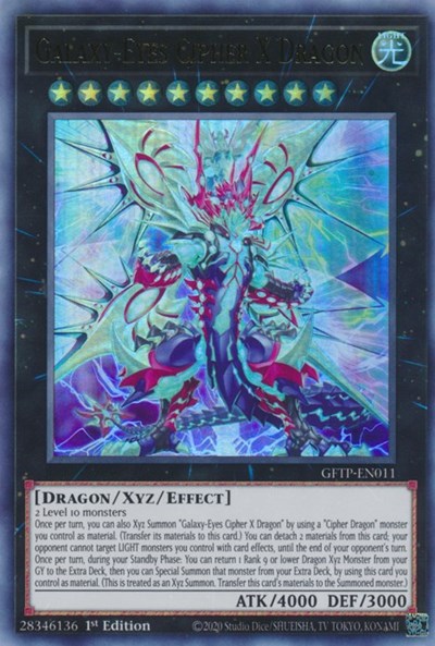 Galaxy-Eyes Cipher X Dragon [GFTP-EN011] Ultra Rare | Tables and Towers