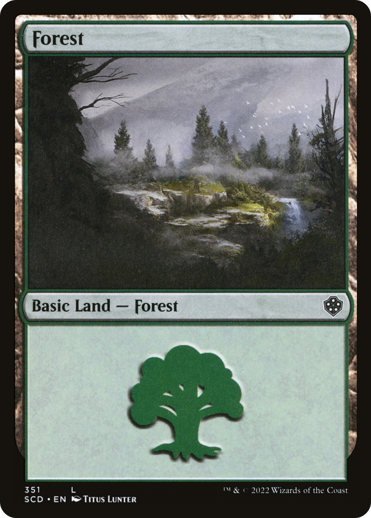 Forest (351) [Starter Commander Decks] | Tables and Towers