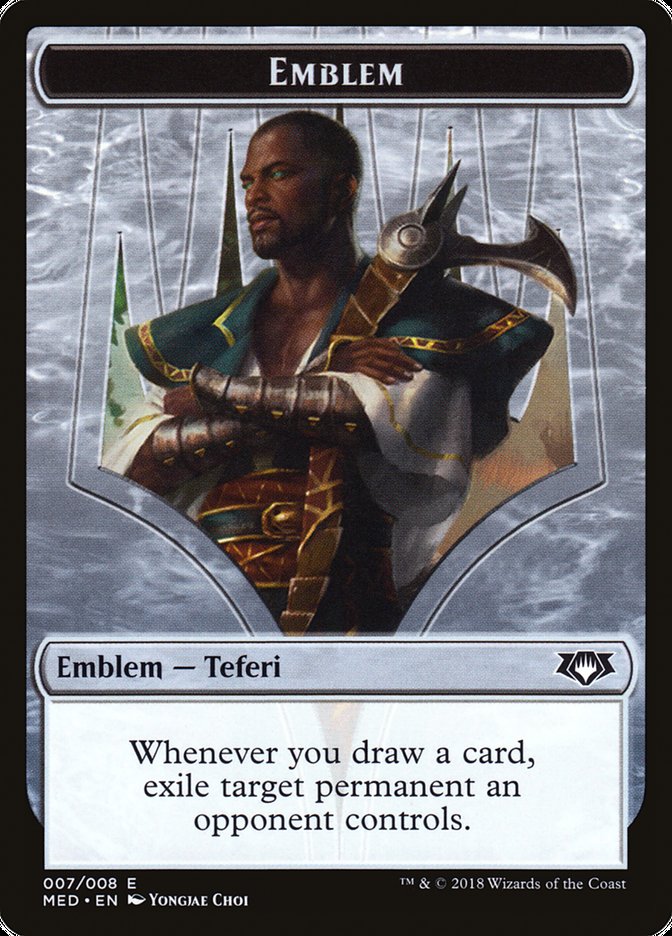 Teferi, Hero of Dominaria Emblem [Mythic Edition Tokens] | Tables and Towers