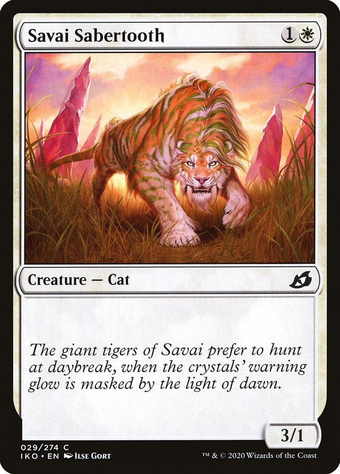 Savai Sabertooth [Ikoria: Lair of Behemoths] | Tables and Towers