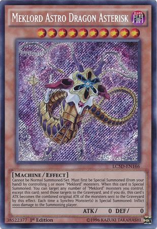 Meklord Astro Dragon Asterisk [LC5D-EN166] Secret Rare | Tables and Towers